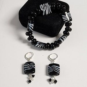 Allie Cat Onyx Swirl Set